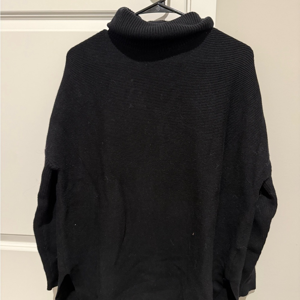 Amazon Women's Black Cowl Neck Sweater